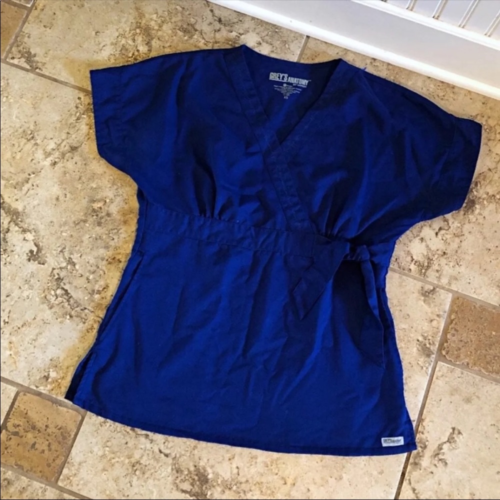 Greys Anatomy Dark blue Scrubs Set